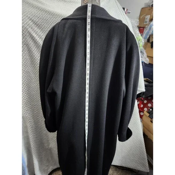 Ashley Scott Vintage Wool Coat Womens Vintage Long Overcoat Classic USA XL - Picture 4 of 5